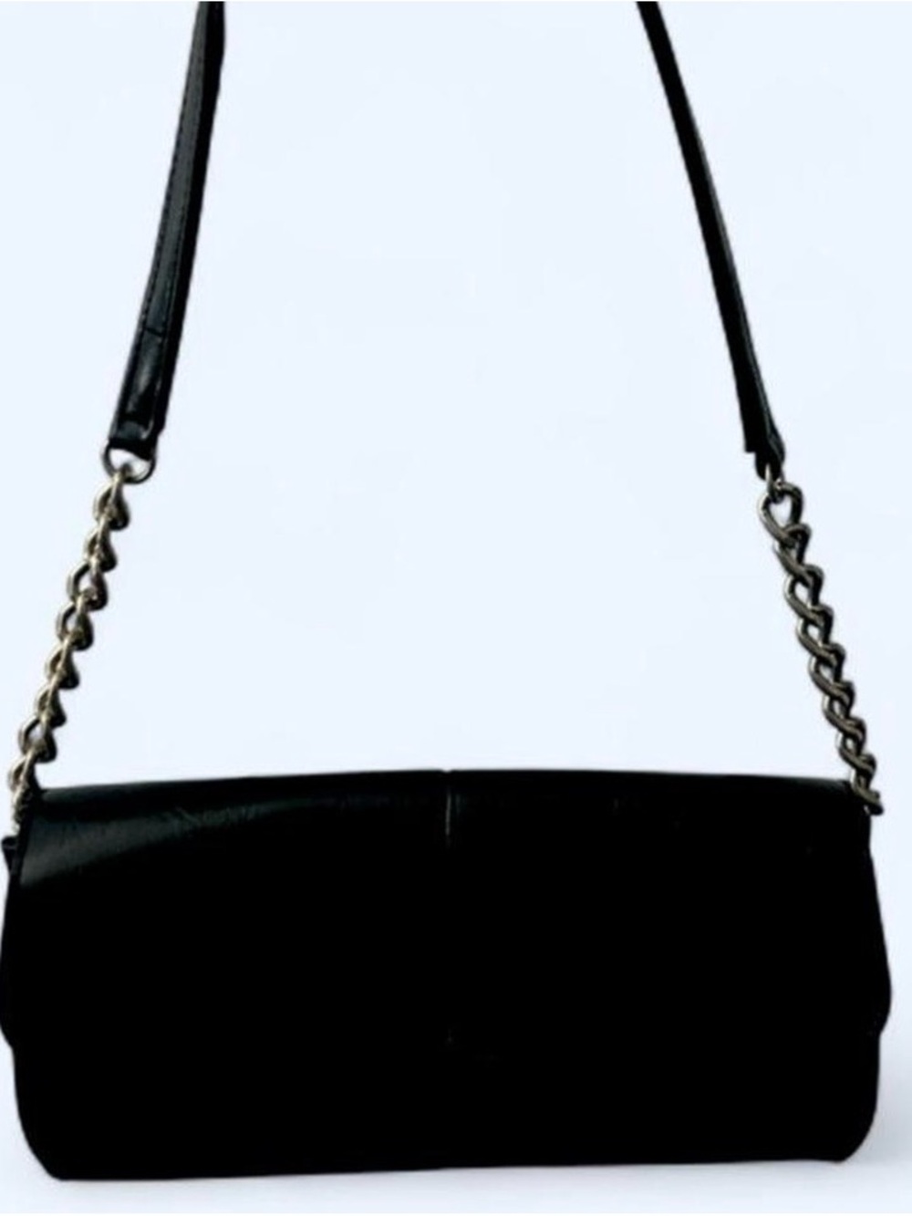 Liz Claiborne Black Shoulder Bag with Chain Strap